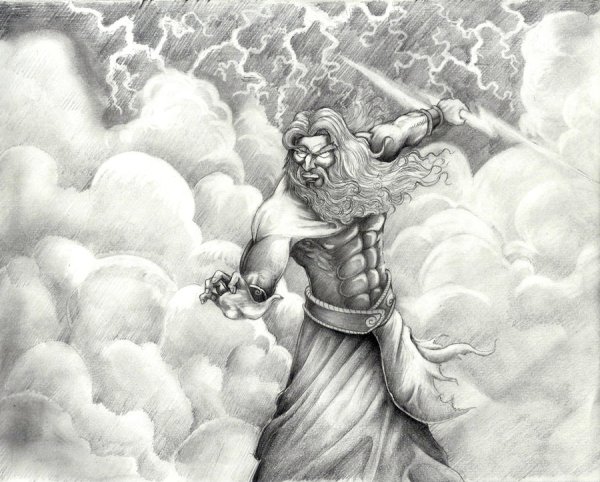 Нарисовать Бога поэтапно