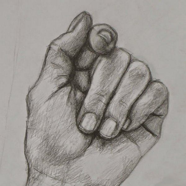 Ладонь карандашом