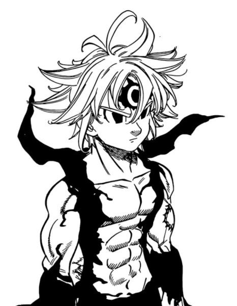 Нарисовать Мелиодаса