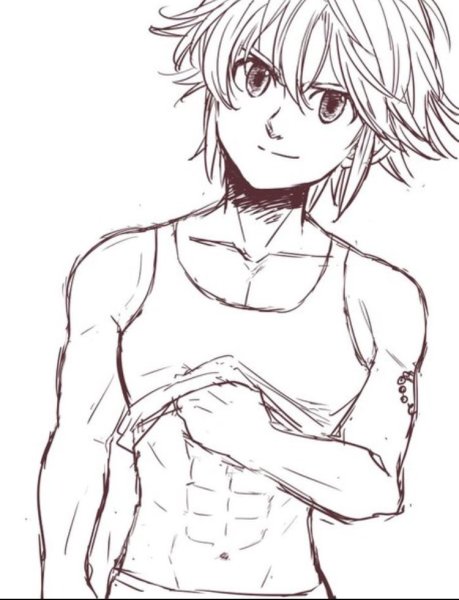 Мелиодас для срисовки