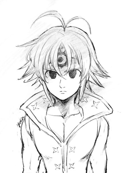 Мелиодас нарисовать