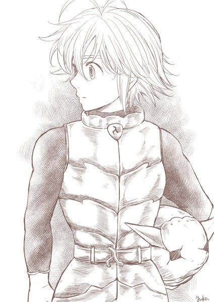 Мелиодас демон Art Manga