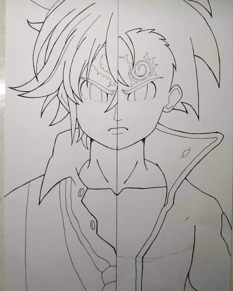 Мелиодас для срисовки