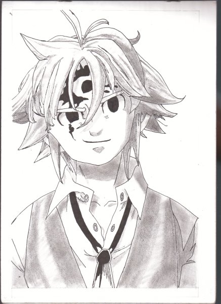 Семь смертных грехов раскраска Мелиодас