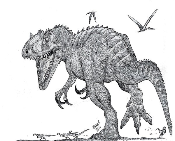 Карнотавр нарисовать