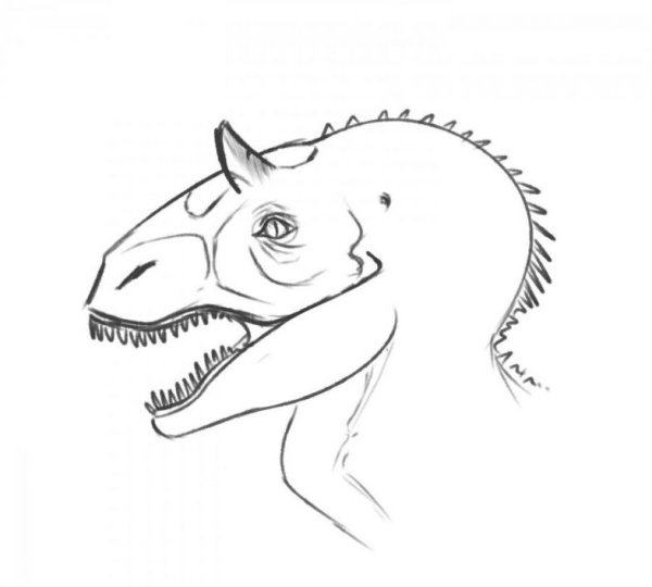 Цератозавр арт