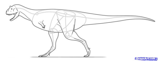 Тарбозавр раскраска динозавра