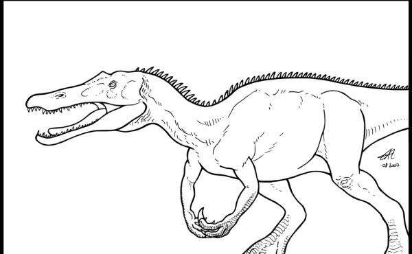 Раскраска динозавры Карнотавр лего