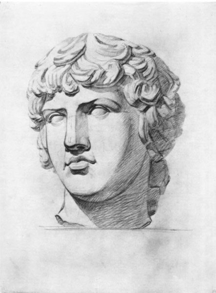 Афродита голова гипсовая МАРХИ