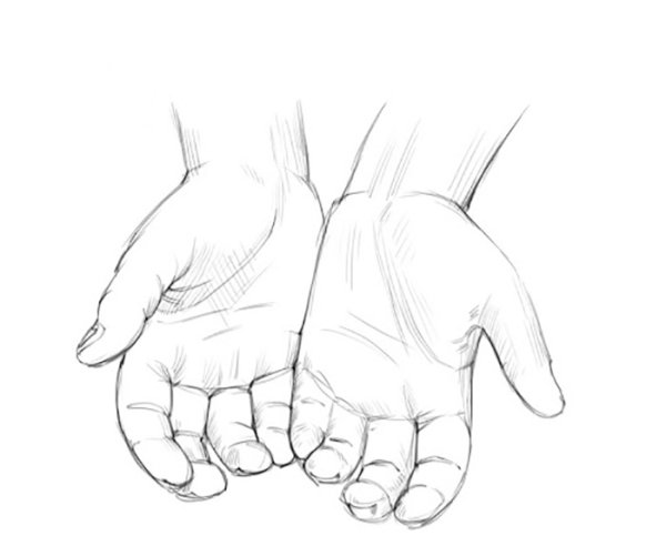 Руки карандашом