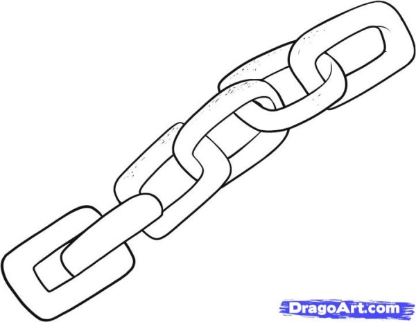 Цепь карандашом