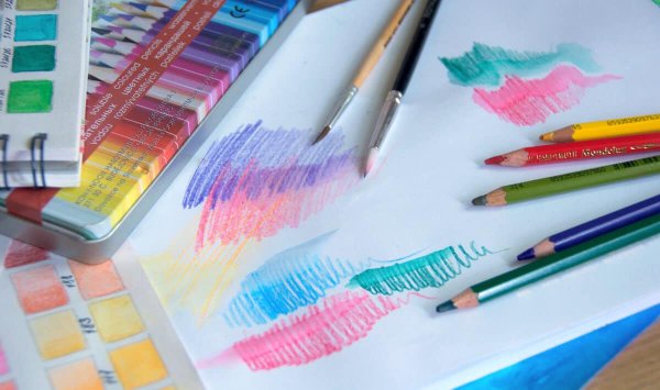 Рисование глаз акварелью