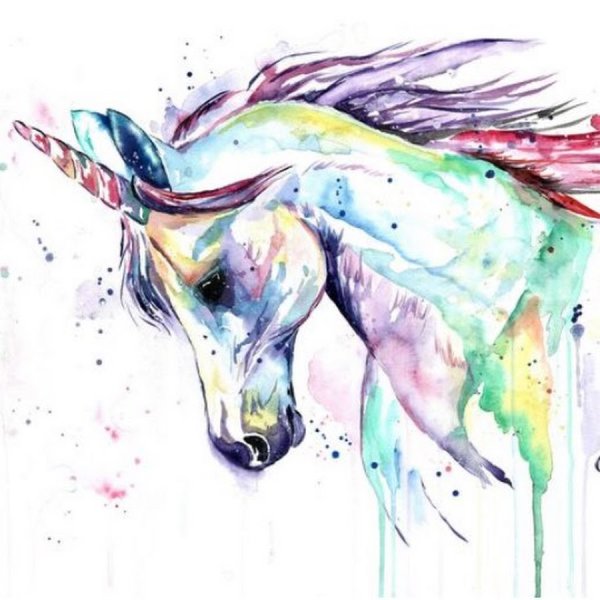 Необычное рисование акварелью