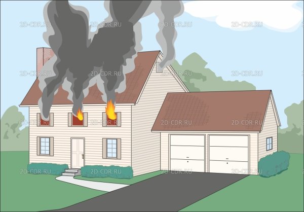 Раскраска дом на дереве