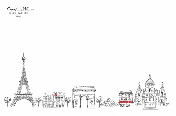 Франция карандашом