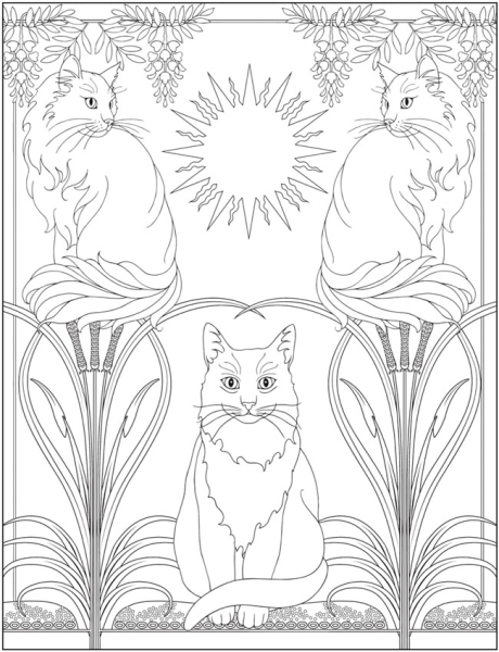 Тотемные животные раскраска