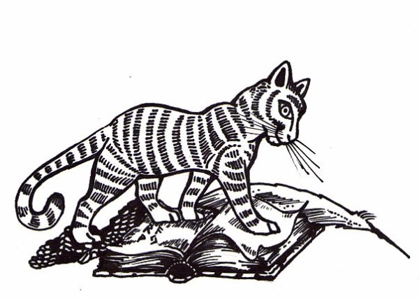 Кот Баюн карандашом