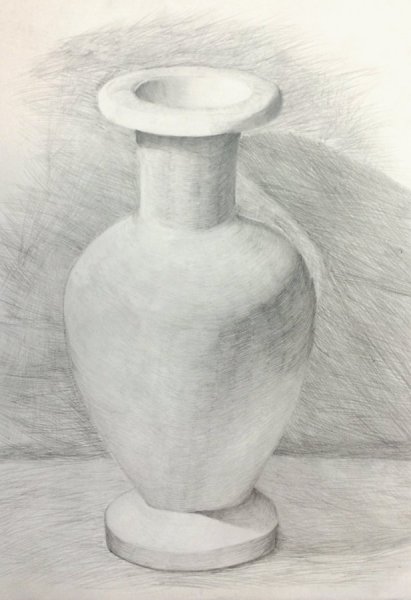 Гипсовая ваза Академический рисунок