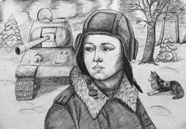 Военные рисунки