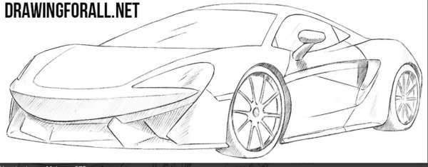 Раскраска машина Ламборджини Хуракан