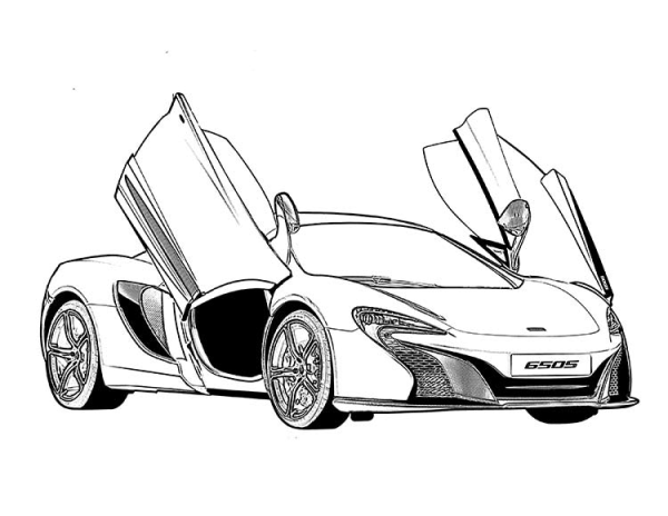 Tesla model 3 раскраска