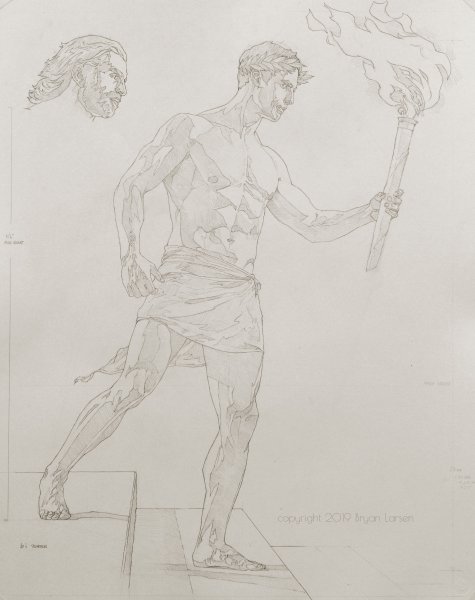 Миф о Прометее рисунок