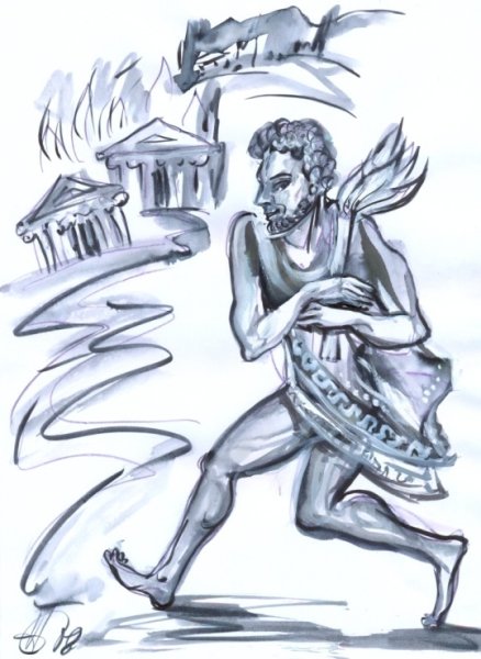 Иллюстрация к мифу о Прометее