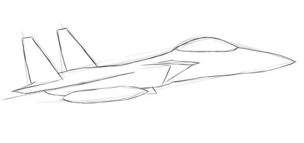 Рисование самолет