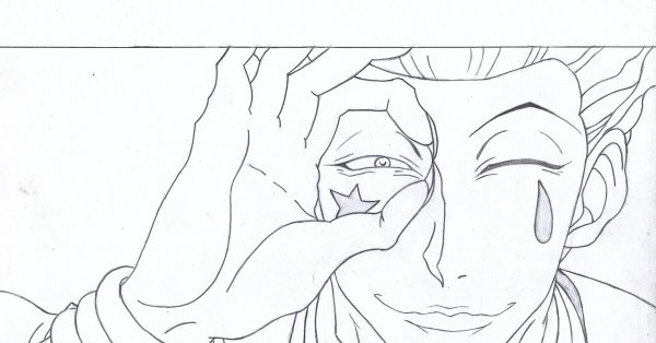 Хантер х Хантер Хисока для срисовки