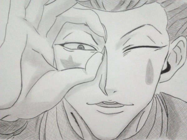 Хисока Хантер карандашом