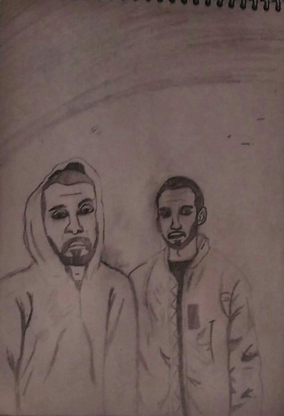 Мияги и Энди рисунок