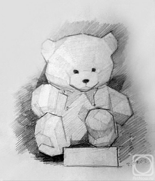 Мягкая игрушка карандашом