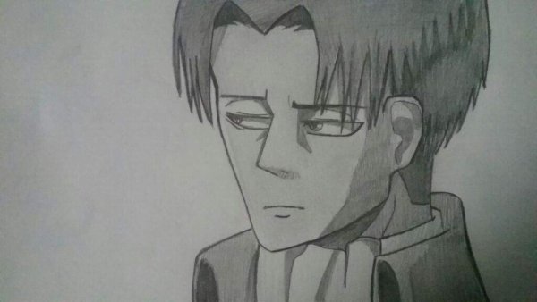 Леви атака титанов для срисовки