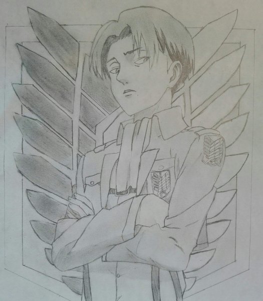 Нарисовать аниме атака титанов Эрен