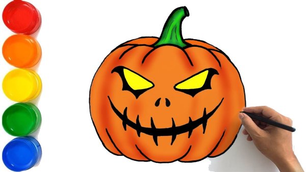 Тыква эскиз