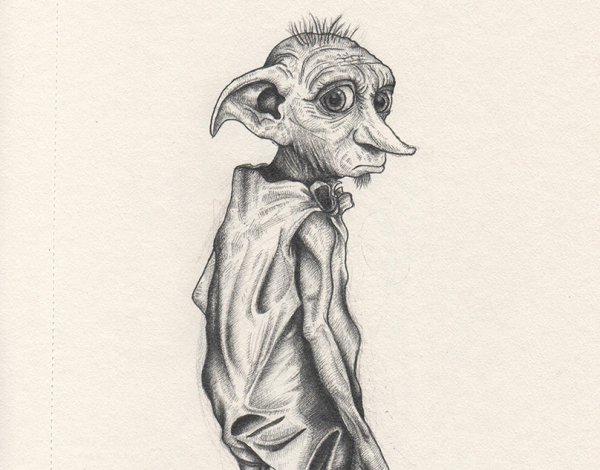 Добби домашний Эльф скетч