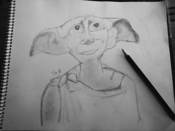 Добби пошаговое рисование