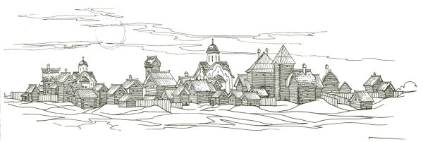 Древняя Русь Великий Новгород в графике