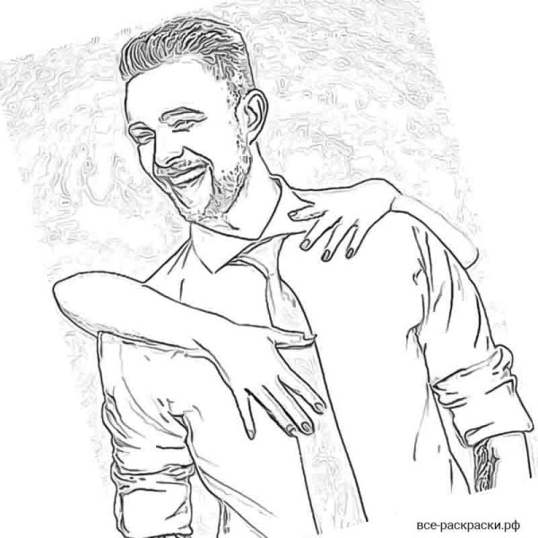 Раскраска Егор Крид