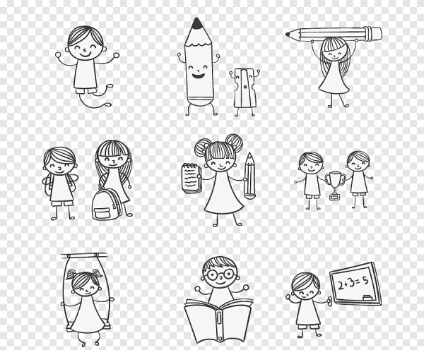 Нарисованный человечек