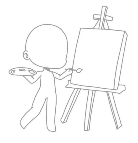 Фигурки человечки из геометрических фигур