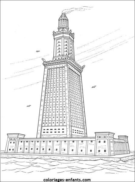 Александрийский Маяк чб