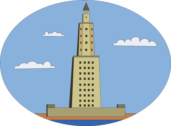 Маяк рисунок