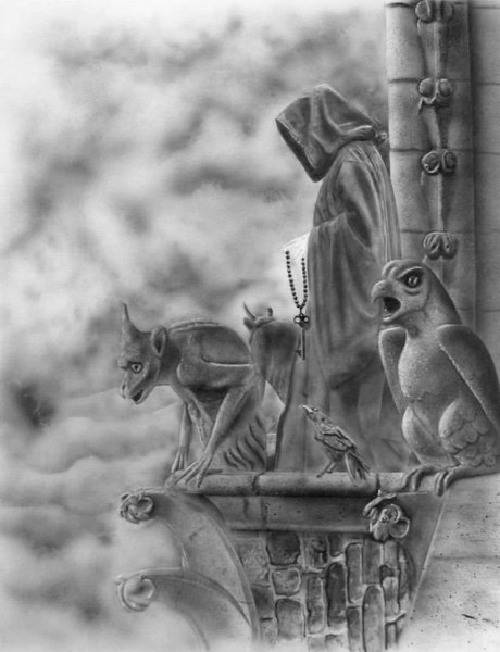 Готические картинки карандашом