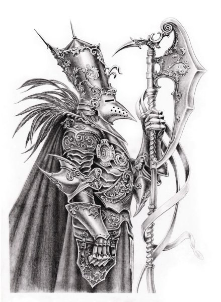 Готический узоры карандашом эскизы