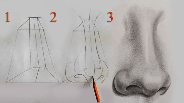 Нос карандашом