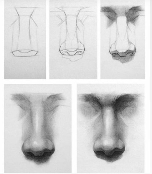 Нарисовать нос