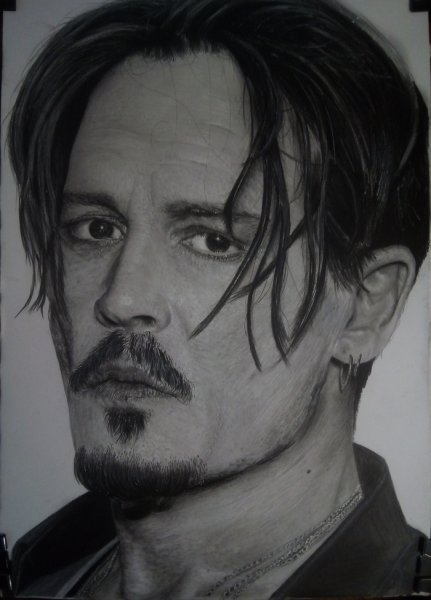 Джонни Депп портрет