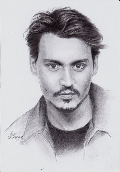 Джонни Депп портрет