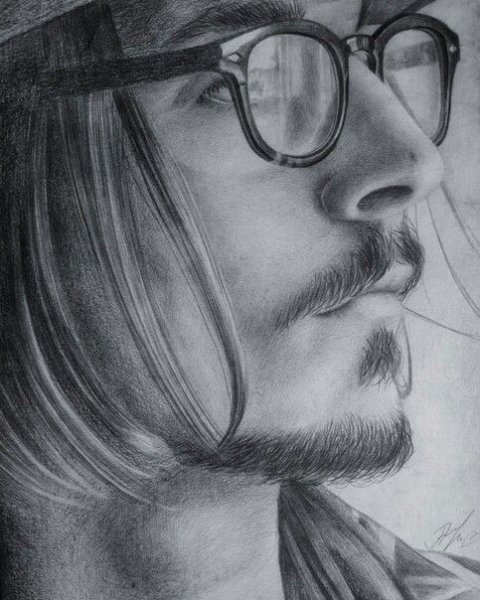 Джек Воробей нарисовать карандашом легко